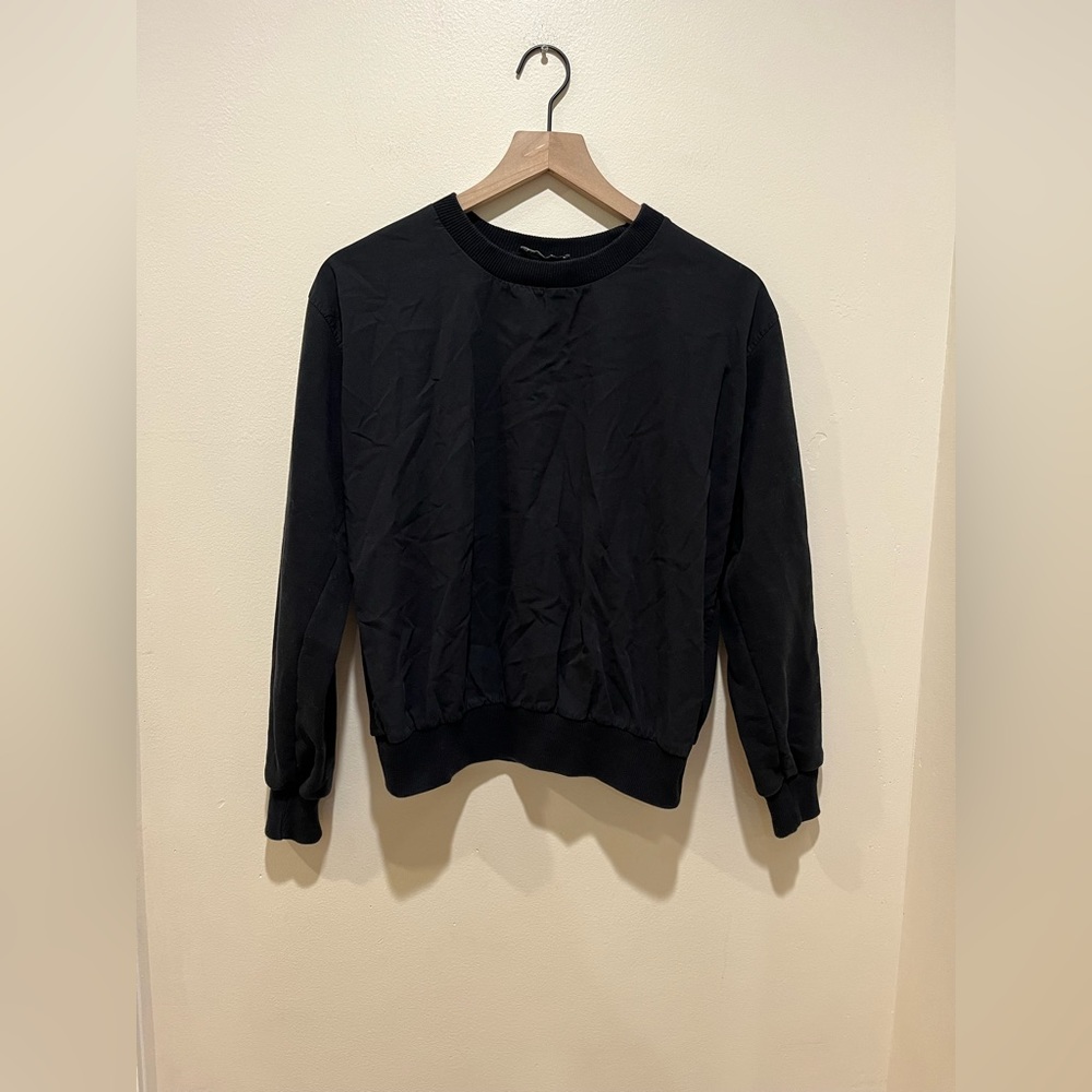 Zara Black Crewneck Sweatshirt - women’s size medium